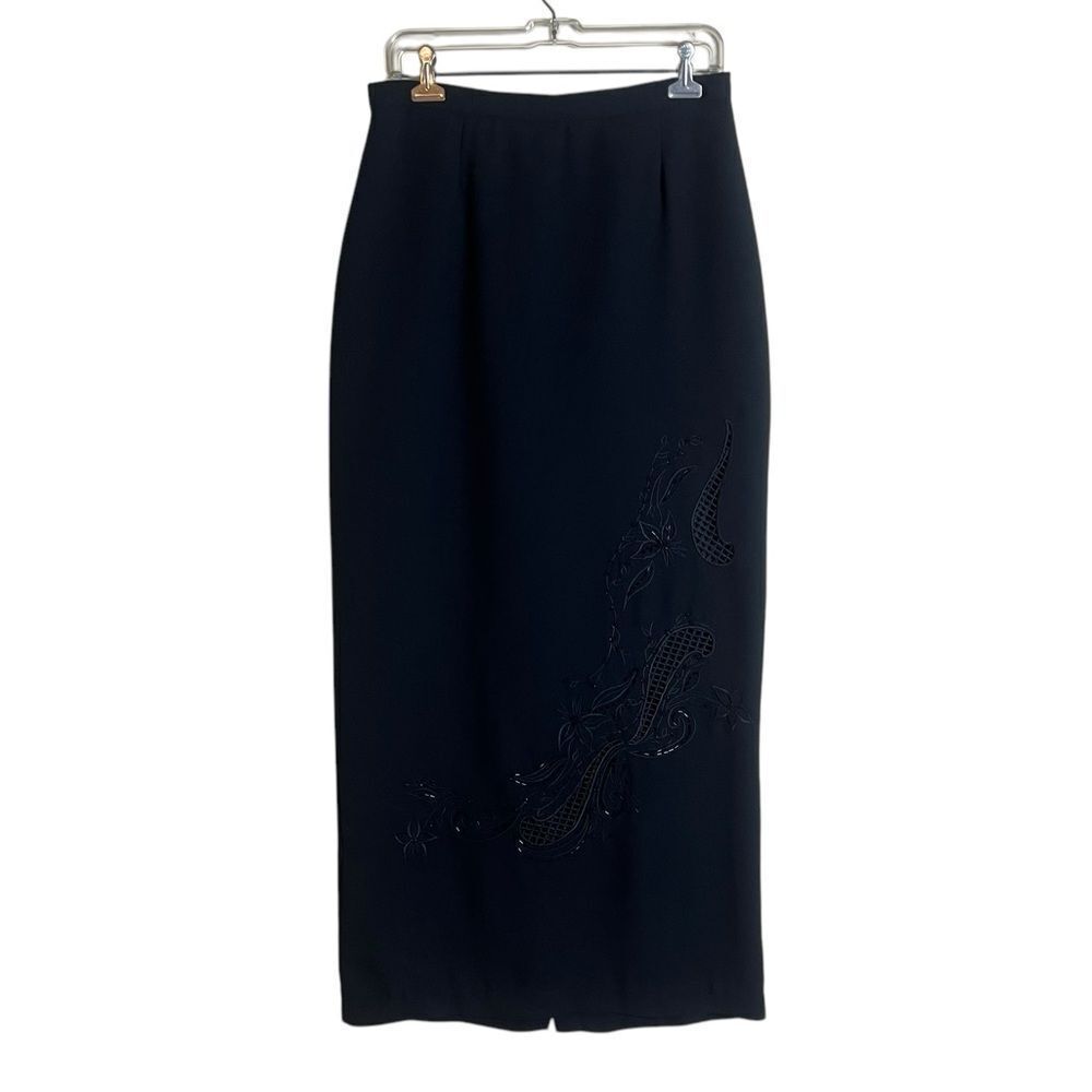 Joseph Ribboff trend black maxi skirt. Size 10